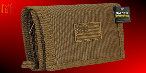 USA US American Flag Tactical Patriotic Military Trifold Wallet